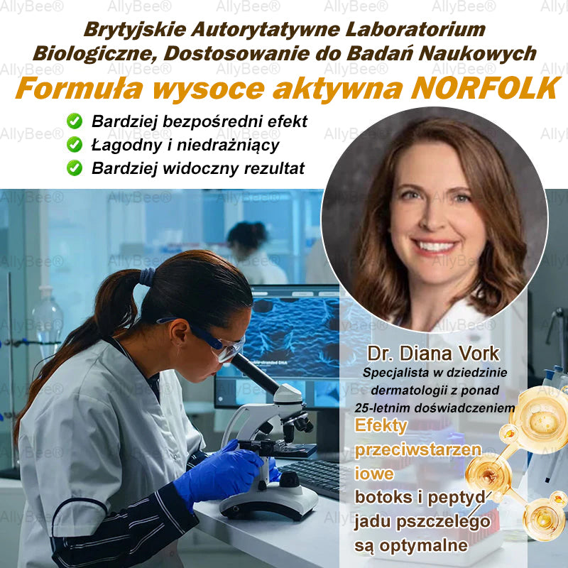 👨🔬 AllyBee® Krem Botox do pielęgnacji skóry - Wygładzanie zmarszczek, Nawilżenie, Regeneracja skóry, Wyrównanie kolorytu skóry, Leczenie trądziku i przebarwień, Usuwanie brodawek i znamion.--pl